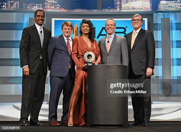 Executive Vice President, Television, Marcellus Alexander, TEGNA Media President and NAB Joint Board Chairman Dave Lougee, actress/recording artist...