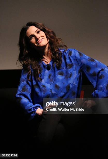 Idina Menzel during the 2016 Tribeca Film Festival Tribeca Talks Storytellers: Idina Menzel at SVA Theatre on April 18, 2016 in New York City.