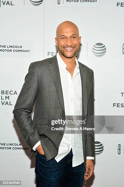 Actor Keegan-Michael Key attends the "Don't Think Twice" Premiere - 2016 Tribeca Film Festival at Regal Battery Park 11 on April 18, 2016 in New York...