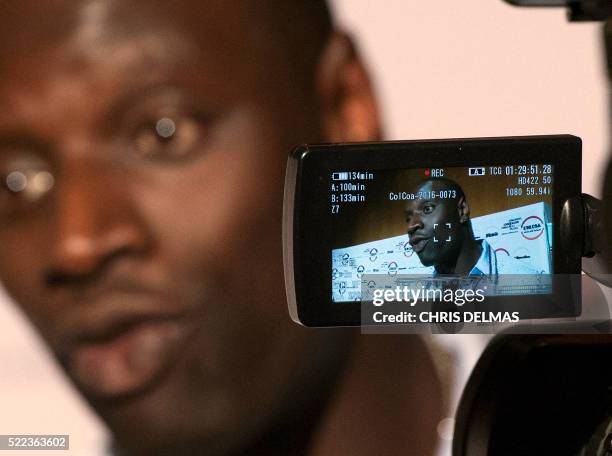 Omar Sy attends the 20th annual COLCOA French Film Festival Opening Night at the Directors Guild of America in West Hollywood, California, on April...