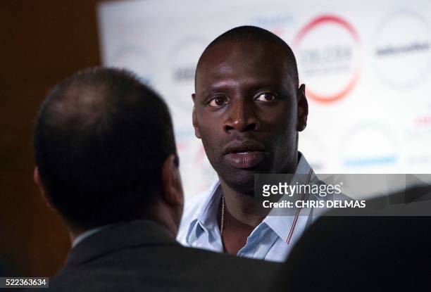 Omar Sy attends the 20th annual COLCOA French Film Festival Opening Night at the Directors Guild of America in West Hollywood, California, on April...