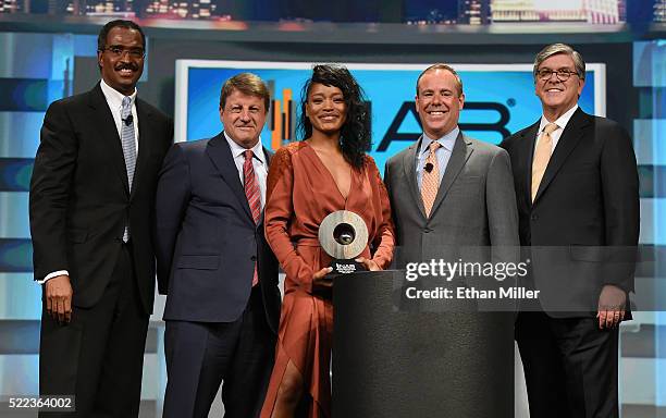 Executive Vice President, Television, Marcellus Alexander, TEGNA Media President and NAB Joint Board Chairman Dave Lougee, actress/recording artist...