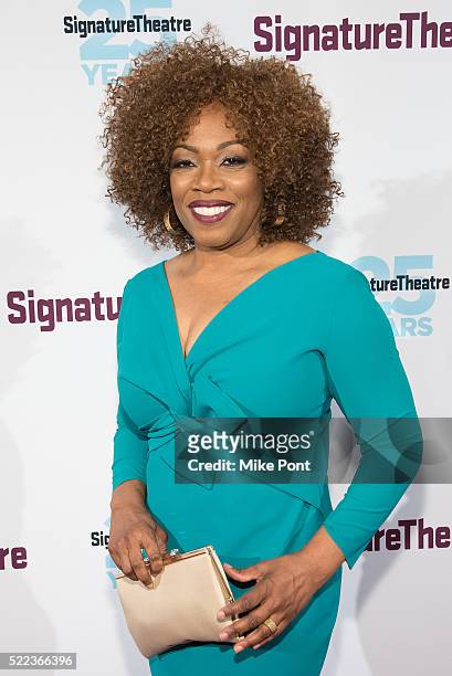 Actress Regina Taylor attends the 2016 Signature Theatre Gala at The Signature Center on April 18, 2016 in New York City.