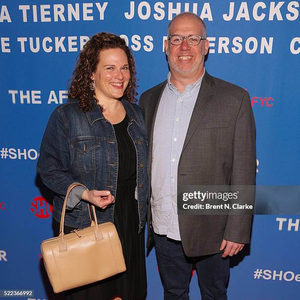 Casting directors Julie Tucker and Ross Meyerson attend "The Affair" New York screening held at the NYIT Auditorium on Broadway on April 18, 2016 in...