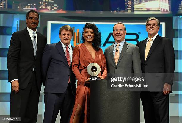 Executive Vice President, Television, Marcellus Alexander, TEGNA Media President and NAB Joint Board Chairman Dave Lougee, actress/recording artist...
