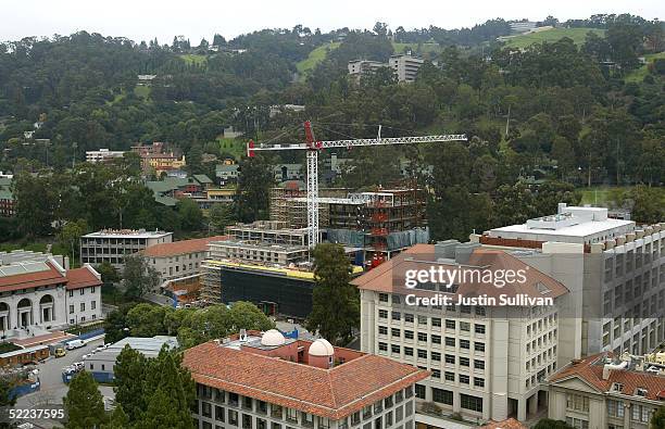 New building under construction is seen on the University of California at Berkeley campus February 24, 2005 in Berkeley, California. The City of...