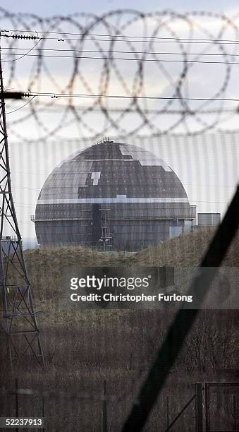 Sellafield nuclear plant is seen on February 24 in Sellafield, England. The 3.8 square km site on the Cumbrian coast produces nuclear fuel for...