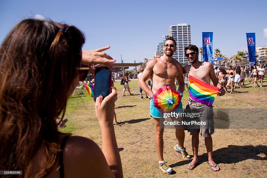 Gay pride parade in Tel Aviv