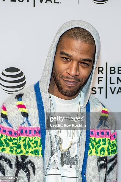 Kid Cudi attends "Vincent N Roxxy" Premiere during the 2016 Tribeca Film Festival at Chelsea Bow Tie Cinemas on April 18, 2016 in New York City.