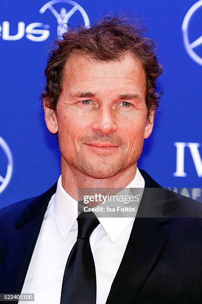 Former German footballer Jens Lehmann attends the Laureus World Sports Awards 2016 on April 18, 2016 in Berlin, Germany.