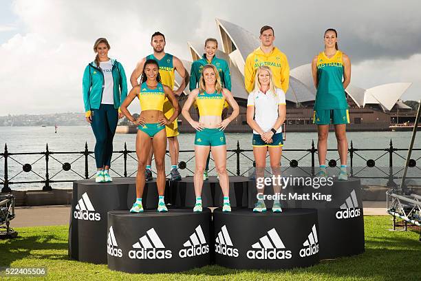 Australian Olympians, Holly Lincoln-Smith, Morgan Mitchell, Adam Gibson, Sally Pearson, Madison Wilson, Brooke Stratton, Kyle Chalmers and Stephanie...