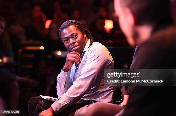 Ade Adepitan, Presenter Channel 4 during the Channel 4 Leadership Breakfast at Advertising Week Europe 2016 at Ronnie Scott's on April 19, 2016 in...
