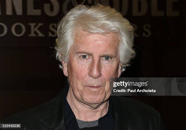 Musician Graham Nash signs copies of his new album "This Path Tonight" at Barnes & Noble at The Grove on April 18, 2016 in Los Angeles, California.