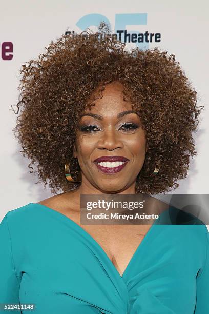 Actress Regina Taylor attends the 2016 Signature Theatre Gala at The Signature Center on April 18, 2016 in New York City.