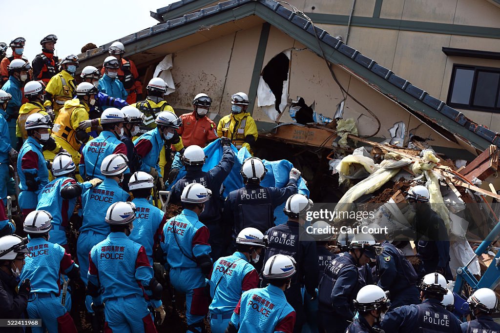 Rescue Operations Continue After Deadly Japan Earthquakes