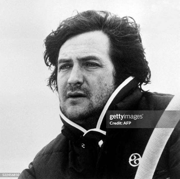 Portrait of French skipper Olivier de Kersauson, on October 31, 1983.