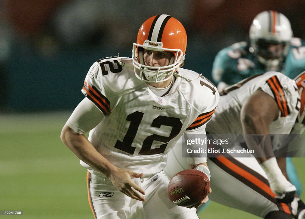 Cleveland Browns v Miami Dolphins