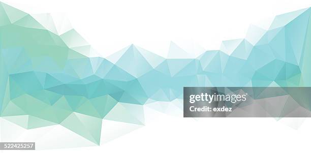 polygonal design blue - polygon stock illustrations