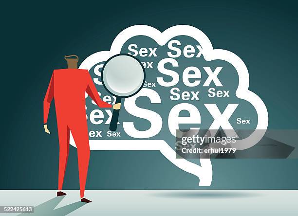 brain, sex issues, addiction - addiction therapy stock illustrations
