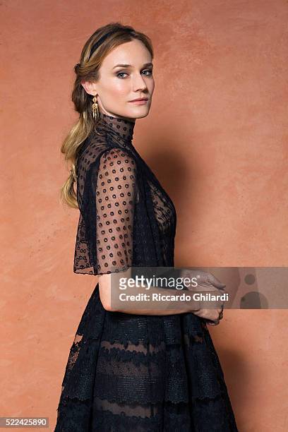 Actress Diane Kruger is photographed for Self Assignment on September 5, 2015 in Venice, Italy.