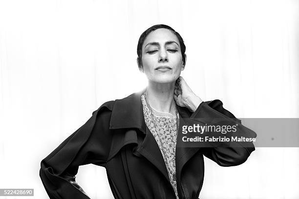 Actress Ronit Elkabetz is photographed for The Hollywood Reporter on May 15, 2015 in Cannes, France.