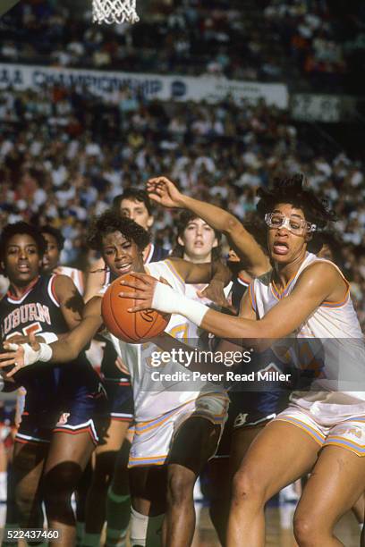 Final Four: Tennessee Carla McGhee in action vs Auburn at Tacoma Dome. Tacoma, WA 4/2/1989 CREDIT: Peter Read Miller