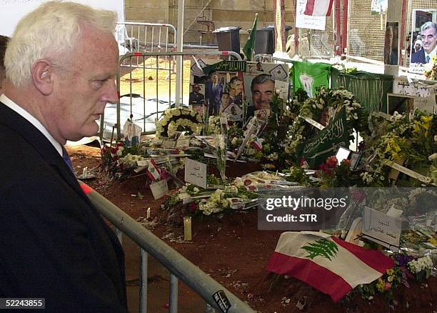 Peter Fitzgerald, the head of the UN commission taking part in the inquiry into the assassination of former Lebanese prime minister Rafiq Hariri,...