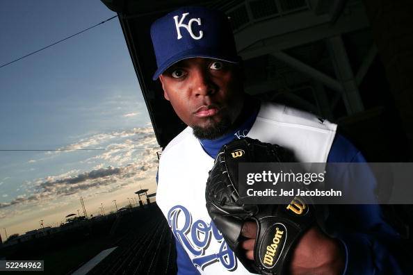 Embry Kansas Byron Embry of the Kansas City Royals poses during Spring Training ...