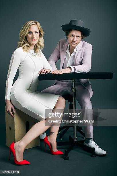 Canadian folk rock band composed of husband-and-wife duo Luke Doucet and Melissa McClelland are photographed at the 2016 Juno Awards for The Globe...