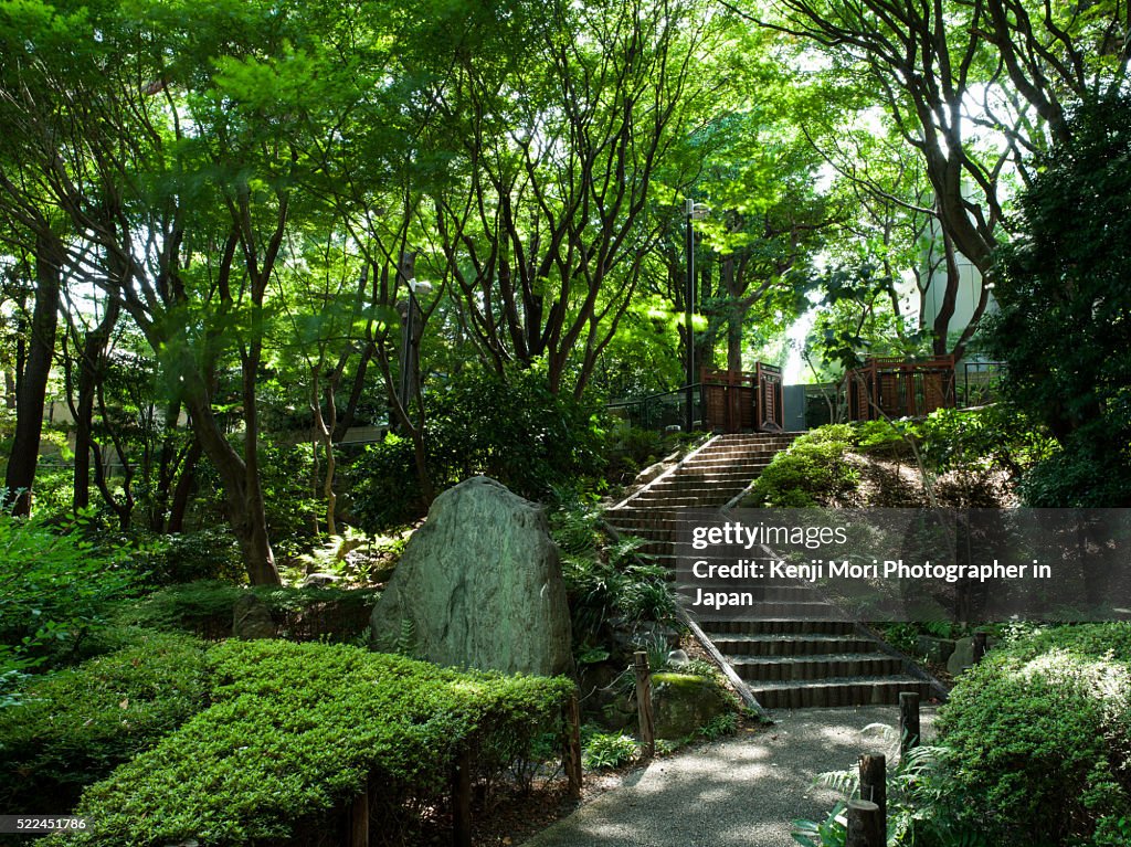 A small park near Shinagawa Station