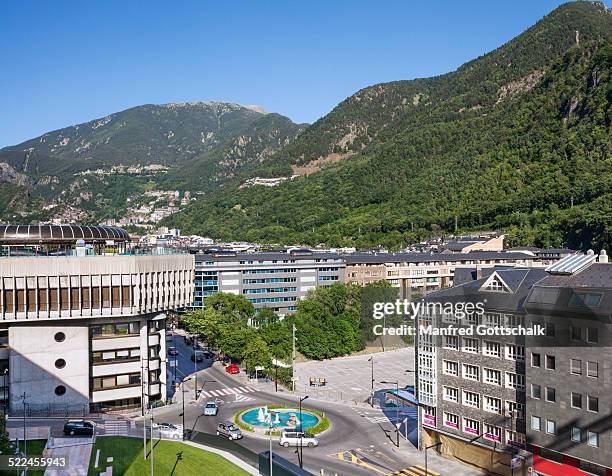 font de govern andorra la vella - andorra stock pictures, royalty-free photos & images