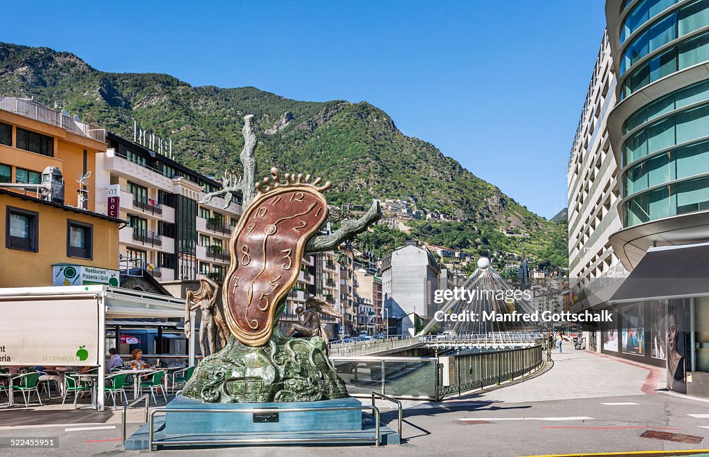 Dali sculpture at Andorra La Vella
