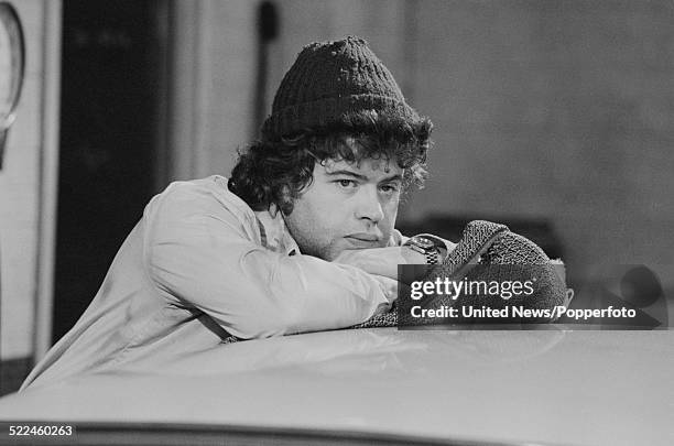 English actor Paul Henry pictured in character as Benny Hawkins from the long running television soap opera Crossroads on 16th February 1979.