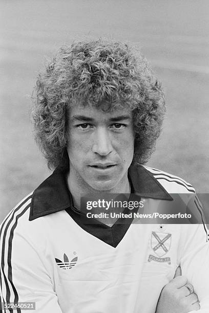 English footballer and Fulham F.C. Player, John Beck posed on 3rd August 1979.