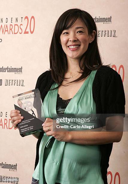 Producer Gina Kwon winner Bravo/ American Express Producers Award for "The Good Girl" and "Me and You" and "Everyone We Know" poses in the press room...