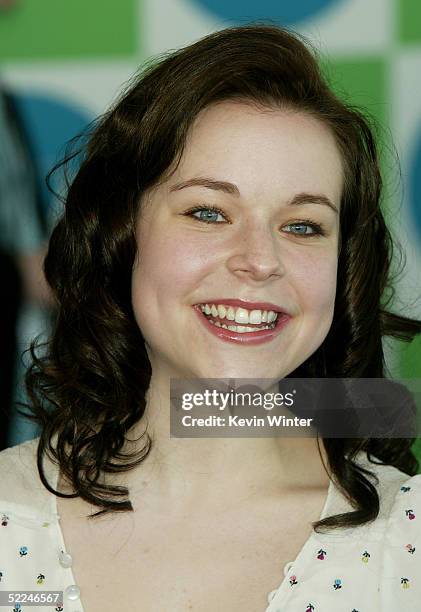Actress Tina Majorino arrives at the 20th IFP Independent Spirit Awards in a tent on the beach on February 26, 2005 in Santa Monica, California.
