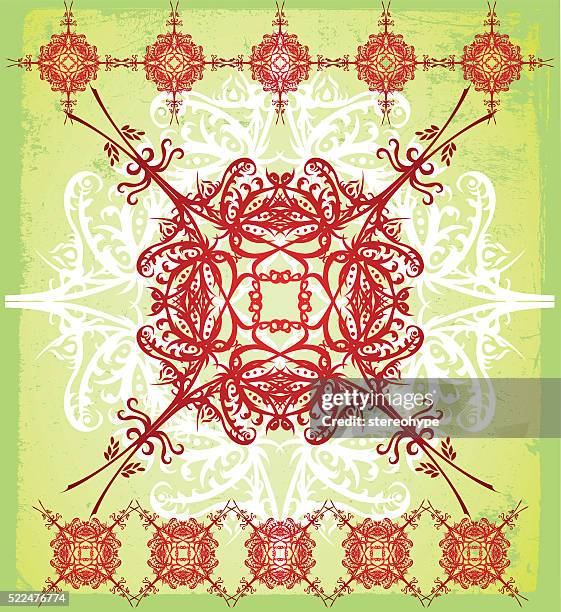 ornate tapestry - tapestry stock illustrations