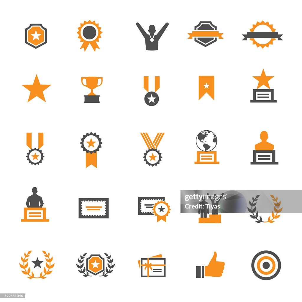 アワードとオーナーアイコンセット