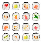 Sushi collage