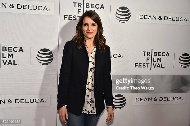 Tina Fey attends Tribeca Talks Storytellers: Tina Fey With Damian Holbrook at BMCC John Zuccotti Theater on April 19, 2016 in New York City.