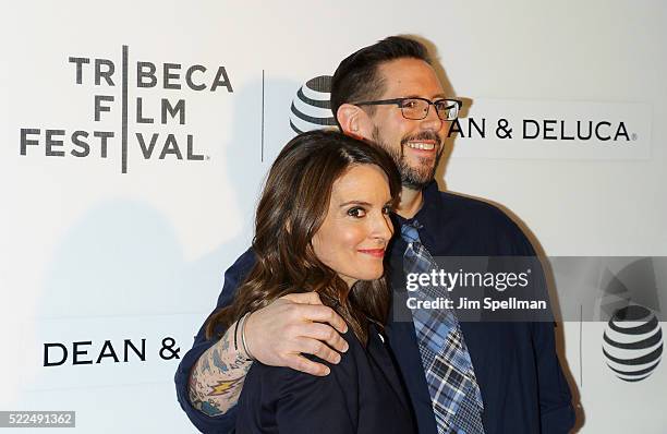 Actress/writer Tina Fey and writer Damian Holbrook attend the Tribeca Talks Storytellers: Tina Fey with Damian Holbrookthe during the 2016 Tribeca...