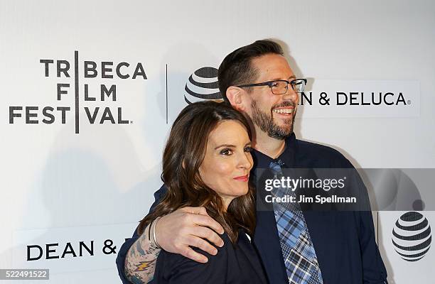 Actress/writer Tina Fey and writer Damian Holbrook attend the Tribeca Talks Storytellers: Tina Fey with Damian Holbrookthe during the 2016 Tribeca...