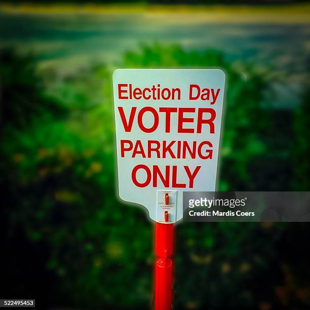 u.s. election voting - handicap parking space stock pictures, royalty-free photos & images