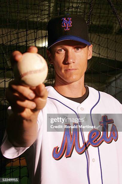 Kris Benson of the New York Mets poses for a portrait during Mets Photo Day on February 27, 2005 at Tradition Field in Port St. Lucie, Florida.