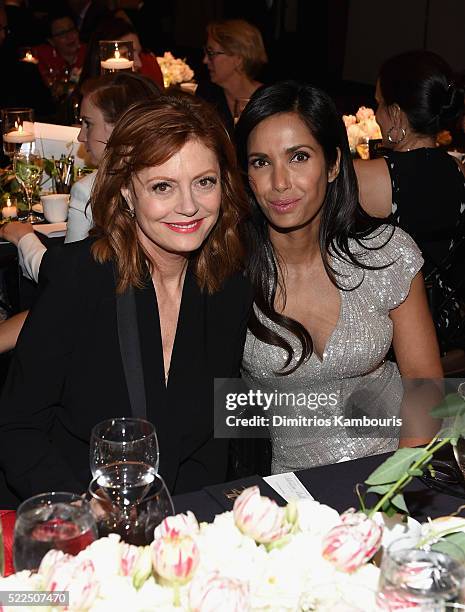 Honoree Susan Sarandon and EFA co-founder and host Padma Lakshmi attend the 8th Annual Blossom Ball benefiting the Endometriosis Foundation of...
