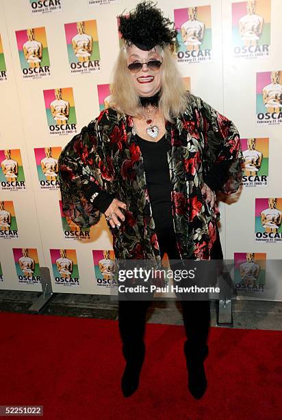 Actress Sylvia Miles attends the official New York celebration of the Academy Awards at Gabriel's February 27, 2005 in New York City.