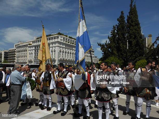 Greeks remember the Missolonghi Exodus a heroic sacrifice on the Missolonghi city of Greece during the Greek War of Independence on 1926 when 8.000...