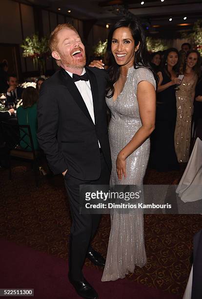 Actor Jesse Tyler Ferguson and EFA co-founder and host Padma Lakshmi attend the 8th Annual Blossom Ball benefiting the Endometriosis Foundation of...