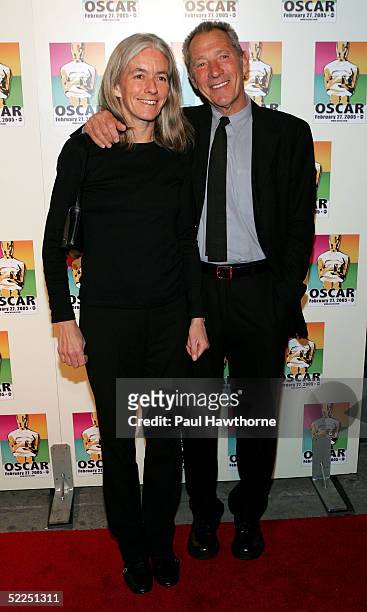 Actor/writer Israel Horovitz and wife Gillian Adams attend the official New York celebration of the Academy Awards at Gabriel's February 27, 2005 in...