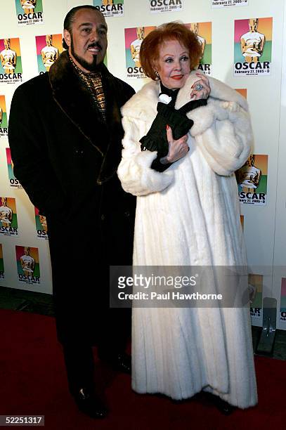 Actress Arlene Dahl and husband Marc Rosen attend the official New York celebration of the Academy Awards at Gabriel's February 27, 2005 in New York...